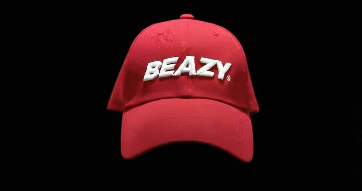 BEAZY embroidered cap, design 8, in store at Sathorn 11, Bangkok