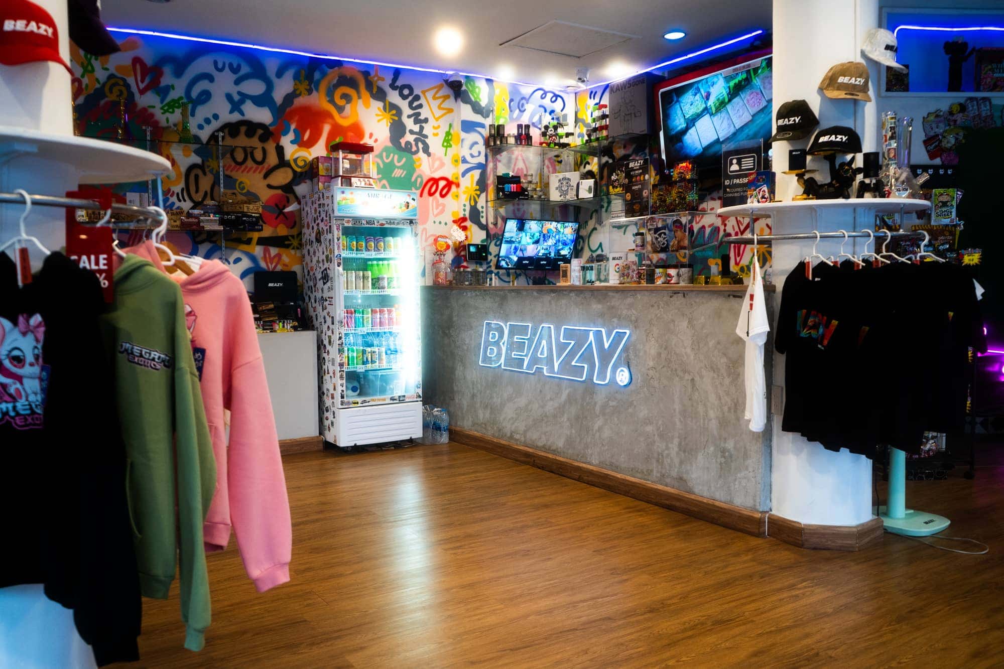 BEAZY cannabis dispensary and recording studio at Sathorn 11, Bangkok